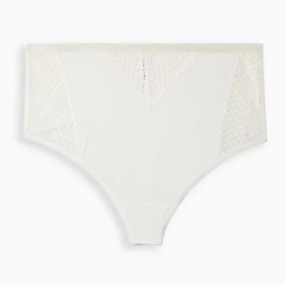 NEW torrid high waist/leg thong panties w/ lace - Picture 4 of 5